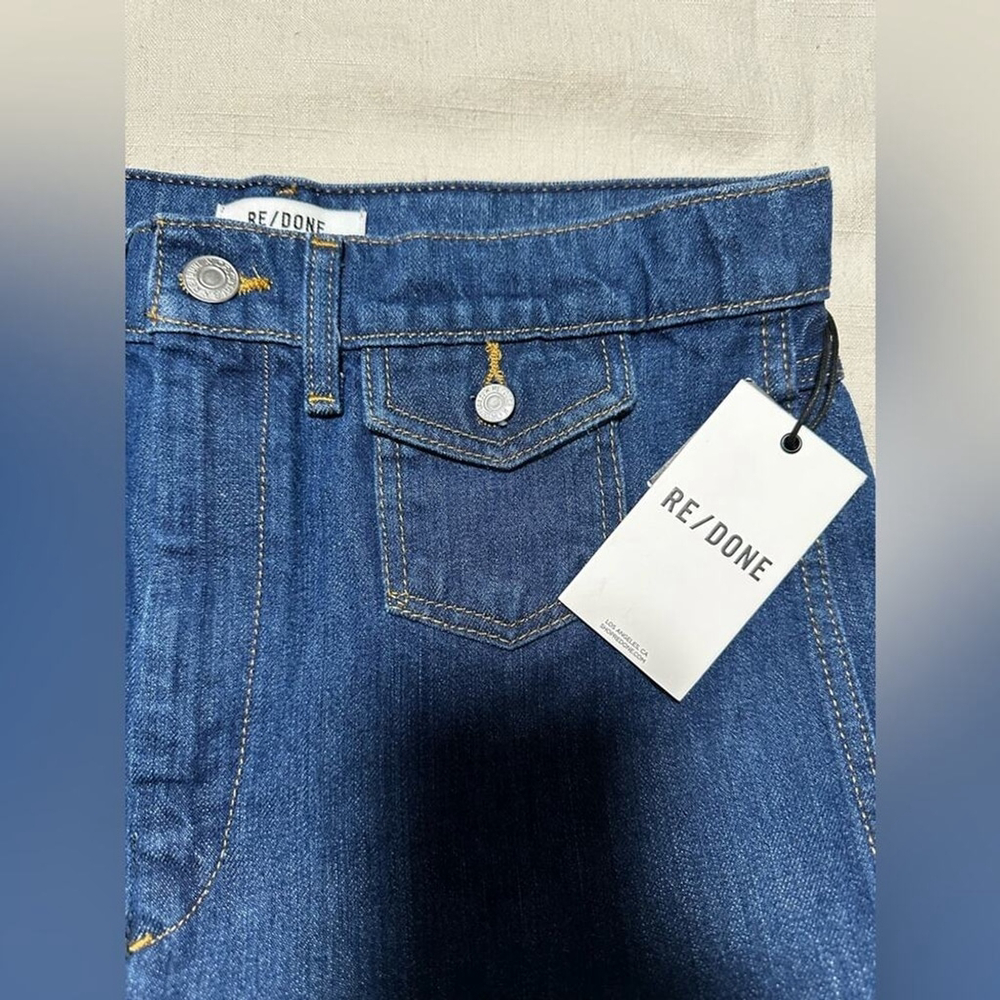 NWT RE/DONE 70s Pocket Wide Leg SZ 29 - Picture 6 of 9